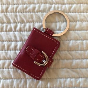 Coach Leather Picture Book Keychain